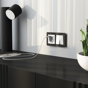 Выключатель 2 кл. перекрестный, Акрил белый, Werkel W1123041