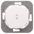 Выключатель кнопочный 1 кл. проходной, Перламутр, серия Прованс, Bylectrica С610-3361
