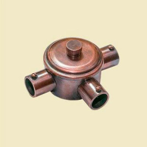 Тройник соединительный для трубы, медь, Romatti Sv1-12M