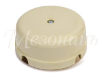 Распаечная коробка фарфоровая D80х33, слоновая кость, ТМ МезонинЪ GE70235-02