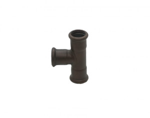 Тройник соединительный D15 мм., Состаренный металл, Villaris-Loft Metallic Premium 3071522