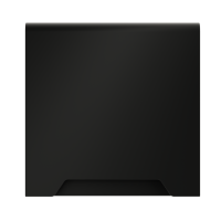 Лицевая панель для розетки с З/К, шторками и крышкой, Черный матовый, S70 Voltum VLS000808