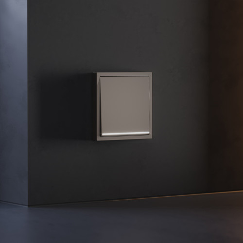 Клавиша для выключателя 1-кл с подсветкой, Капучино, S70 Voltum VLS000214