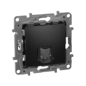 Розетка компьютерная RJ45 Cat. 6e, антрацит, Etika Legrand 672653