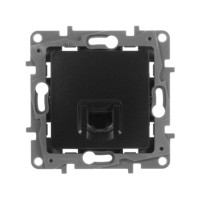 Розетка компьютерная RJ45 Cat. 6e, антрацит, Etika Legrand 672653