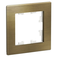 Рамка 1 местная, металл, Латунь, AtlasDesign Nature SE ATN312201