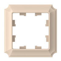 Рамка 1 местная, Песочный, AtlasDesign Antique SE ATN101201