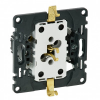 Механизм розетки 2 местной с З/К с шторкой 16А 250В, Valena INMATIC Legrand 753031