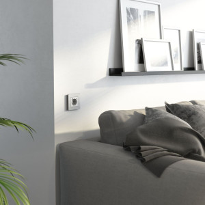 Рамка 1 местная металл, Алюминий, AluMax Werkel W0013506
