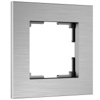 Рамка 1 местная металл, Алюминий, AluMax Werkel W0013506