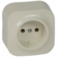  Розетка без З/К, слоновая кость, Quteo Legrand 782240