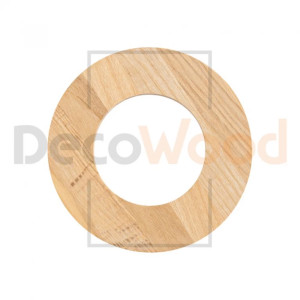 Рамка 1 местная деревянная под электрику ONEKEY, Ясень без тонировки, DecoWood ROC*1-AN