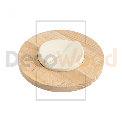 Рамка 1 местная деревянная под электрику ONEKEY, Ясень без тонировки, DecoWood ROC*1-AN