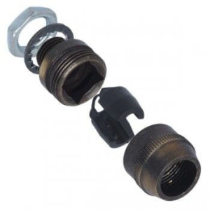 Зажим для провода латунный, Темная бронза, 3202Z Cord Grip S. Lilley & Son