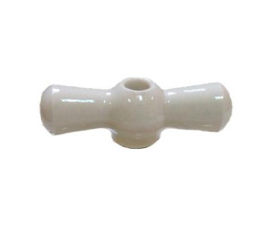 Ручка керамическая для выключателя "бантик", слоновая кость, ЦИОН БК-СК