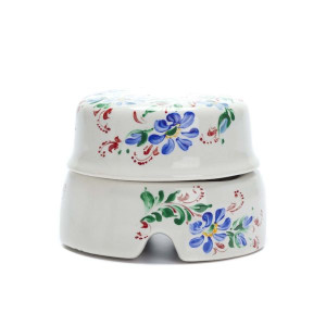Распаечная коробка фарфор D85х45, Жостово, Salvador BOX2WT.RJ