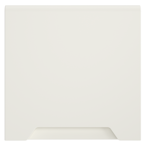 Лицевая панель для розетки с З/К, шторками и крышкой, Хлопок, S70 Voltum VLS000813