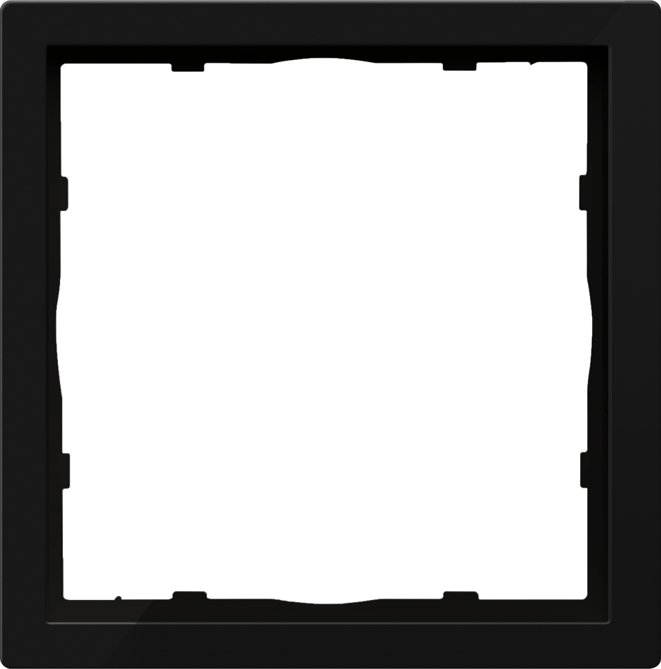 Рамка 1 местная, пластик, Матовый карбон, Donel  DA DA21130