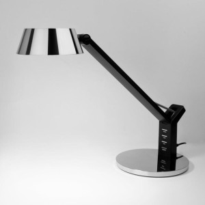 Настольная лампа Eurosvet Slink 80426/1 черный/серебро