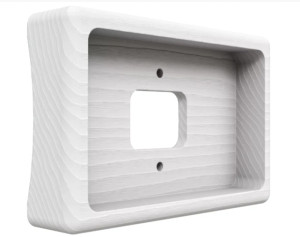 Накладка 2 местная деревянная на бревно D200-220, Белый, ТД МезонинЪ GE72726-01