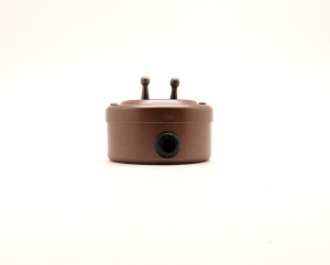 Выключатель тумблерный 2 кл. проходной, металл, Сандал, Petrucci 3066VSA