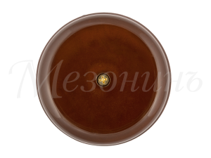 Распаечная коробка фарфоровая D80х33, Коричневый, ТМ МезонинЪ GE70235-04