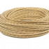 Ретро кабель витой 2x4 Песочный шелк, Interior Wire ПРВ2400-ПЧШ (1 метр)