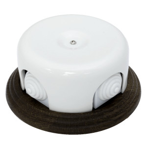 Распаечная коробка фарфор D95х45, Белый, Salvador BOX3WT