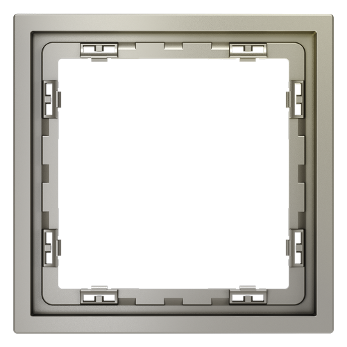 Рамка 1 местная, пластик, Шелк, Voltum S70 VLS100104