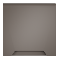 Лицевая панель для розетки с З/К, шторками и крышкой, Капучино, S70 Voltum VLS000814