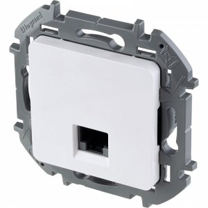 Розетка компьютерная RJ45 Cat. 6e, белый,  INSPIRIA  Legrand 673830
