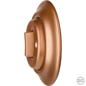 Выключатель кнопочный 1 кл. перекрестный, медь матовая, Katy Paty CUGSl7