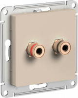 Аудирозетка, Песочный, AtlasDesign SE ATN001287