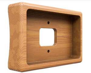 Накладка 2 местная деревянная на бревно D200-220, Ясень, ТД МезонинЪ GE72726-38