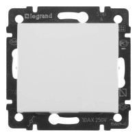 Выключатель 1 клав. проходной, белый, Valena Classic Legrand 774406