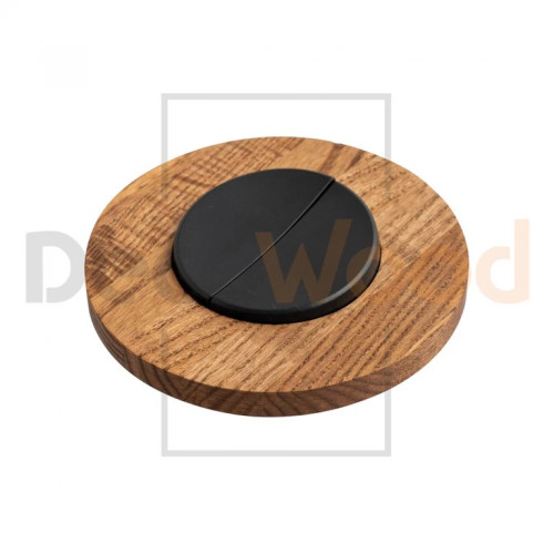 Рамка 1 местная деревянная под электрику ONEKEY, Ясень в масле, DecoWood ROC*1-AO
