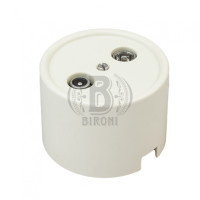 Розетка пластик телевизионная R/TV-SAT оконечная слоновая кость Bironi B1-305-211