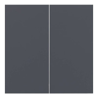 Лицевая панель выключателя 2 кл. перекрестного, Базальт, Rikett 35614 BT