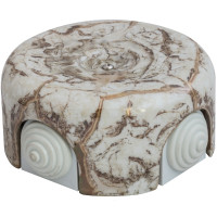 Распаечная коробка фарфор D95х45, мрамор Salvador BOX3MR