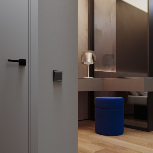 Выключатель карточный, Графит, S70 Voltum VLS010707