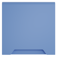 Лицевая панель для розетки с З/К, шторками и крышкой, Деним, S70 Voltum VLS000815