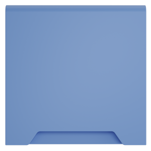 Лицевая панель для розетки с З/К, шторками и крышкой, Деним, S70 Voltum VLS000815