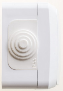 Выключатель 1 кл. 10А 250В, IP44, Белый, Этюд SE BA10-041B