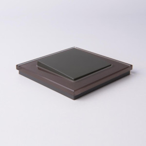 Розетка телефонная RJ11, Серо-коричневый, Werkel W1182007