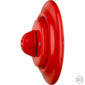 Ретро диммер фарфоровый, ярко-красный глянцевый, Katy Paty NIROGds