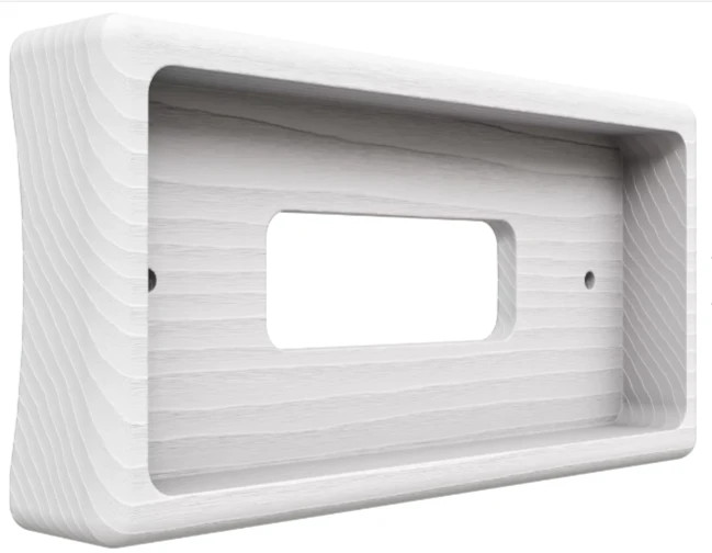 Накладка 3 местная деревянная на бревно D200-220, Белый, ТД МезонинЪ GE72727-01