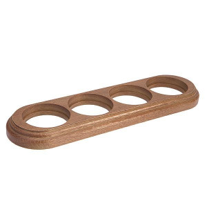 Рамка 4 местная деревянная под декор. накладку, овал, Дуб коричневый/Золот. патина, Salvador О114ДКЗ Рамка 4 местная деревянная под декор. накладку, овал, Дуб коричневый/Золот. патина, Salvador О114ДКЗ