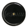 Распаечная коробка фарфоровая D80х33, черный, ТМ МезонинЪ GE70235-05