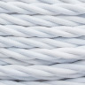 Ретро кабель витой 2x1,5 Белый/Матовый, Bironi B1-424-71 (1 метр)