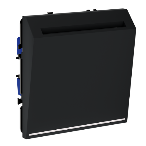 Выключатель карточный, Черный матовый, S70 Voltum VLS010708